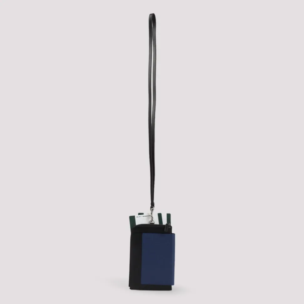 Blau Leder Geldbörse Stilvolles Herrenaccessoire