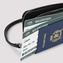 Blau Leder Geldbörse Stilvolles Herrenaccessoire