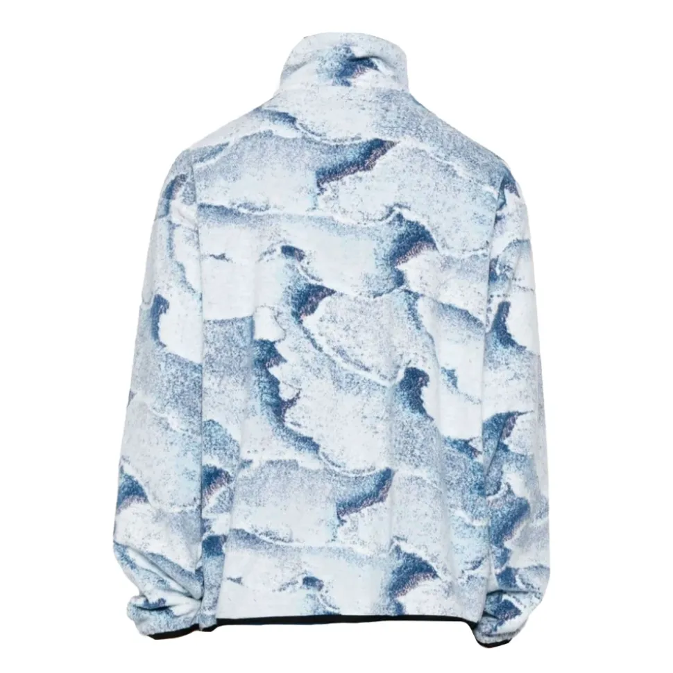 Blaue Abstrakte Jacke
