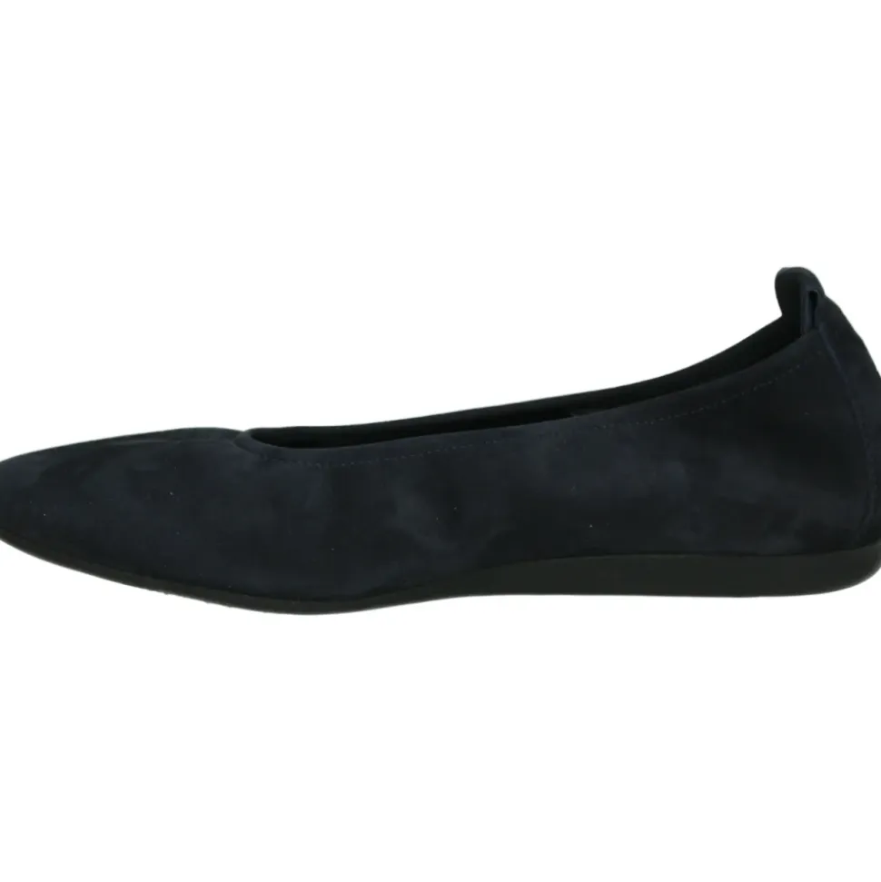 Blaue Ballerinas mit Latexsohle