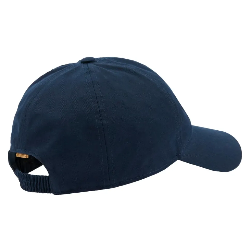 Blaue Baumwoll-Baseballkappe mit Haifischflosse