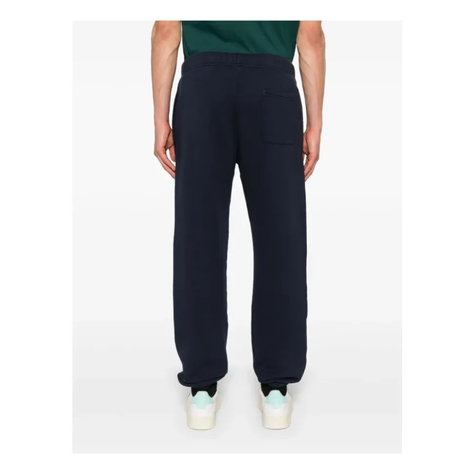 Blaue Baumwollhose