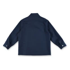 Blaue Baumwolljacke