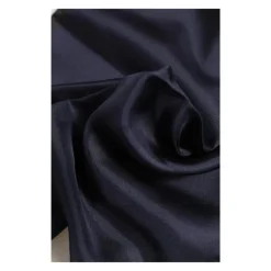 Blaue DG Crown Seiden Foulard Schal