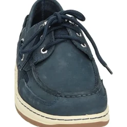 Blaue Freizeit Niedrige Nubuk Schuhe
