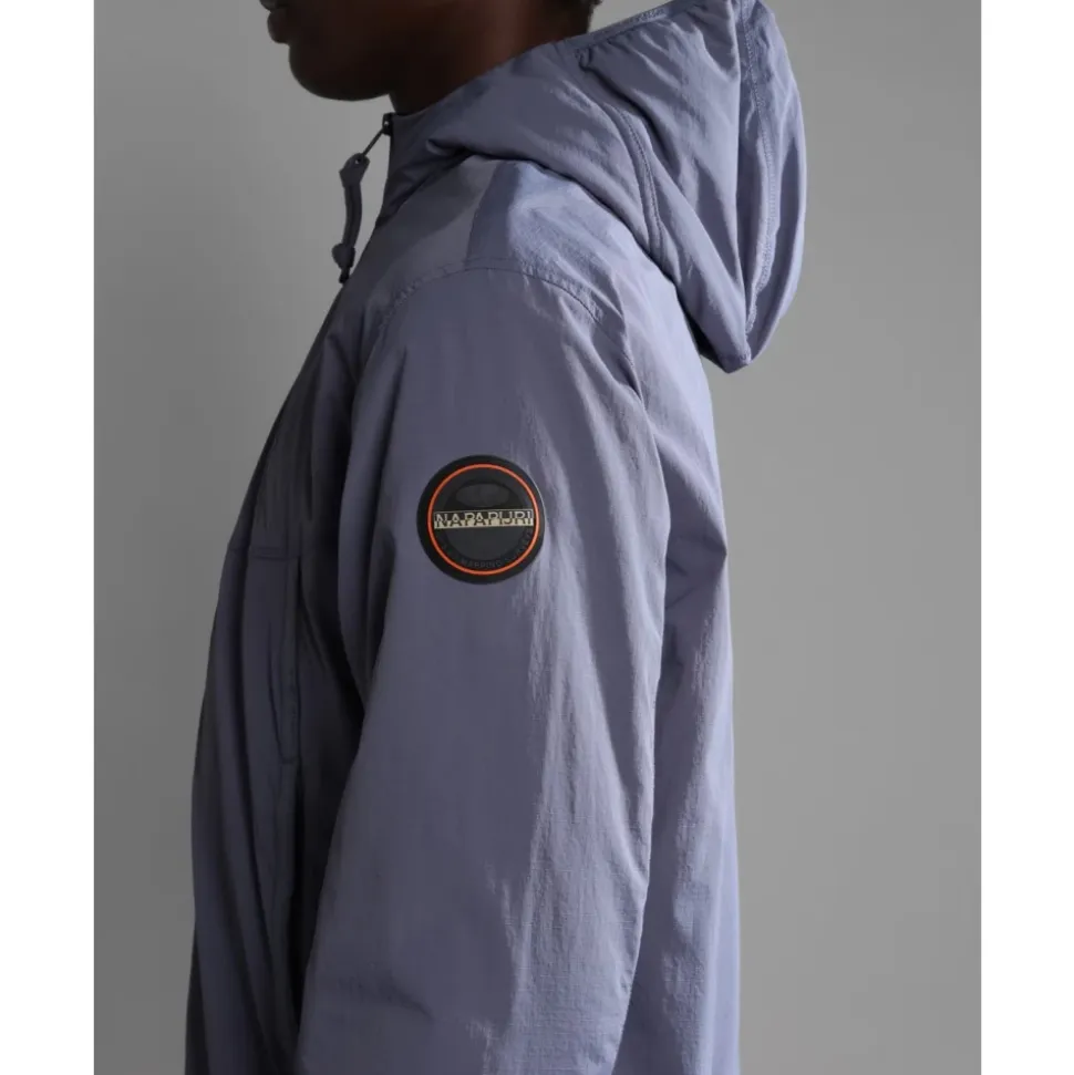 Blaue Grisail Jacke mit Reißverschluss