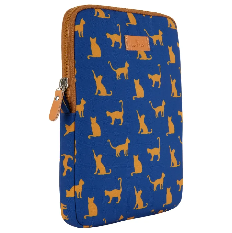 Blaue Katzen Tablet-Hülle