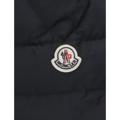 Blaue Kinder Daunenjacke Hoher Kragen
