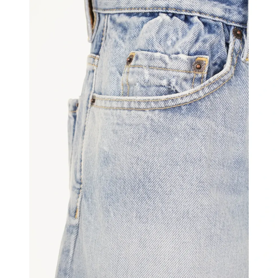 Blaue London Bro Jeans