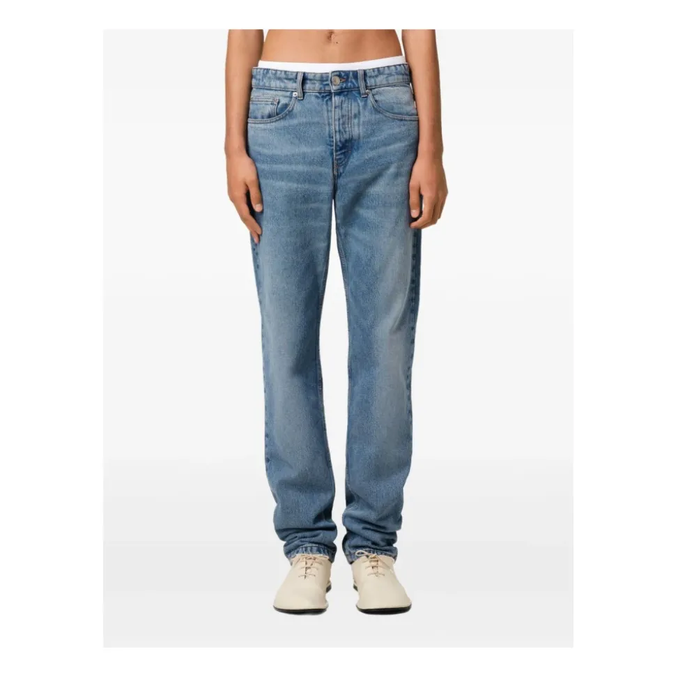 Blaue Slim Fit Jeans für Männer