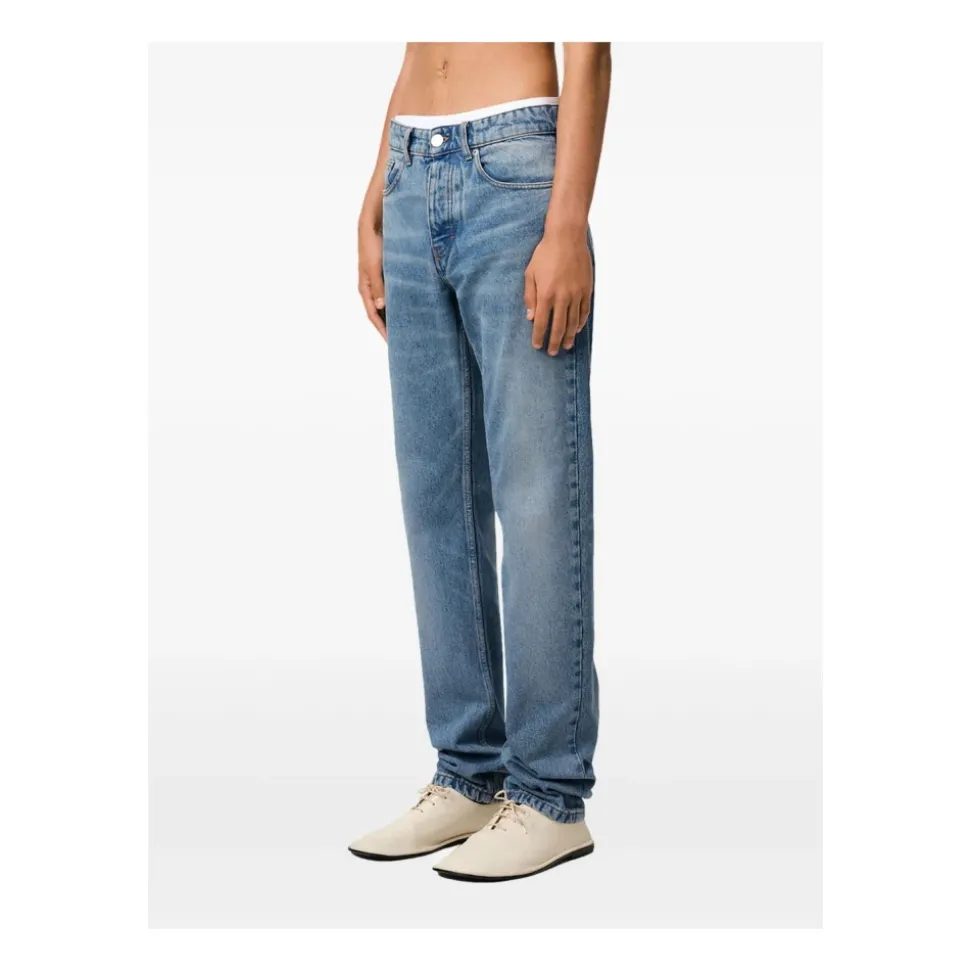 Blaue Slim Fit Jeans für Männer