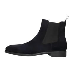 Blaue Stilvolle Herrenstiefel für Herbst/Winter