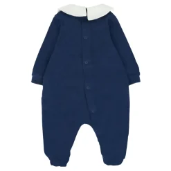 Blaue Teddybär Strampler
