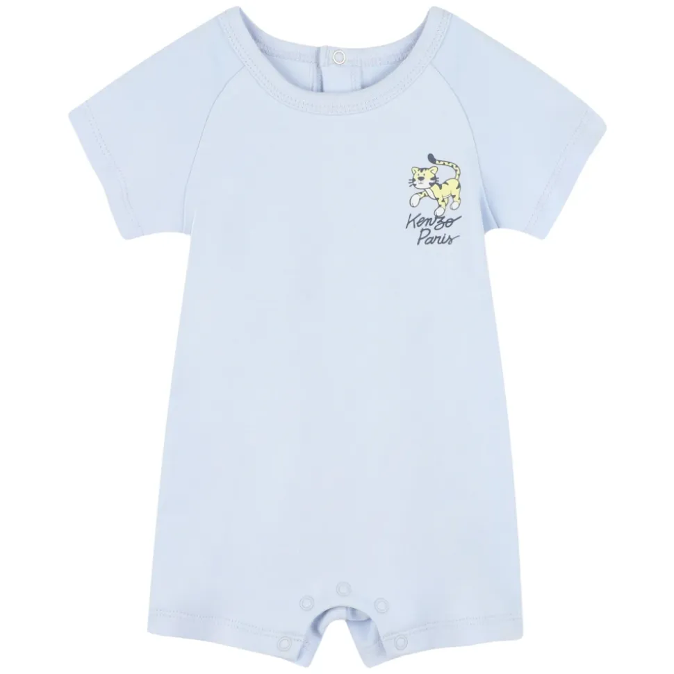 Blaue Tiger Romper für Baby Jungen