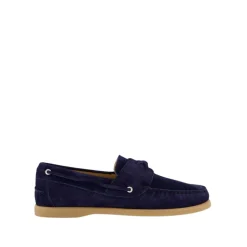 Blaue Wildleder Bootsschuh für Herren
