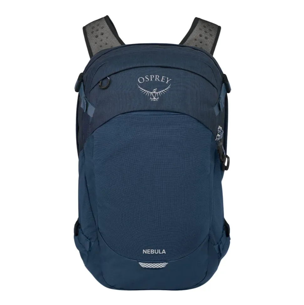 Blauer Atlas Rucksack mit Laptopfach