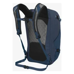 Blauer Atlas Rucksack mit Laptopfach