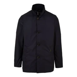 Blauer Bernini-KM Mantel für Männer