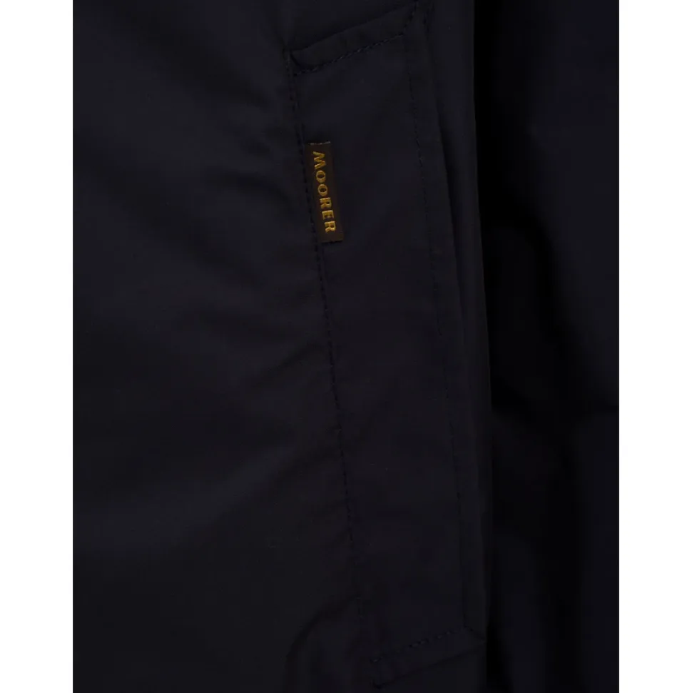 Blauer Bernini-KM Mantel für Männer