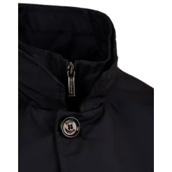 Blauer Bernini-KM Mantel für Männer