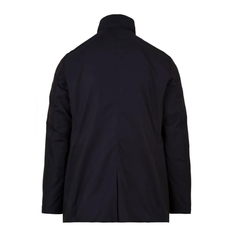 Blauer Bernini-KM Mantel für Männer