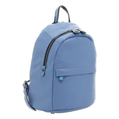 Blauer Damenrucksack Einfarbig Vordertasche