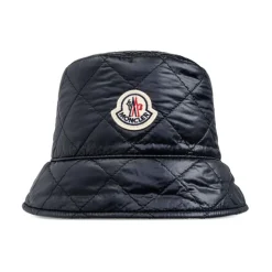 Blauer Diamantgesteppter Logopatch-Hut