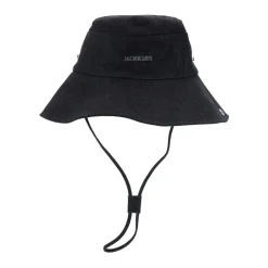 Blauer Fischerhut mit Logo-Schriftzug