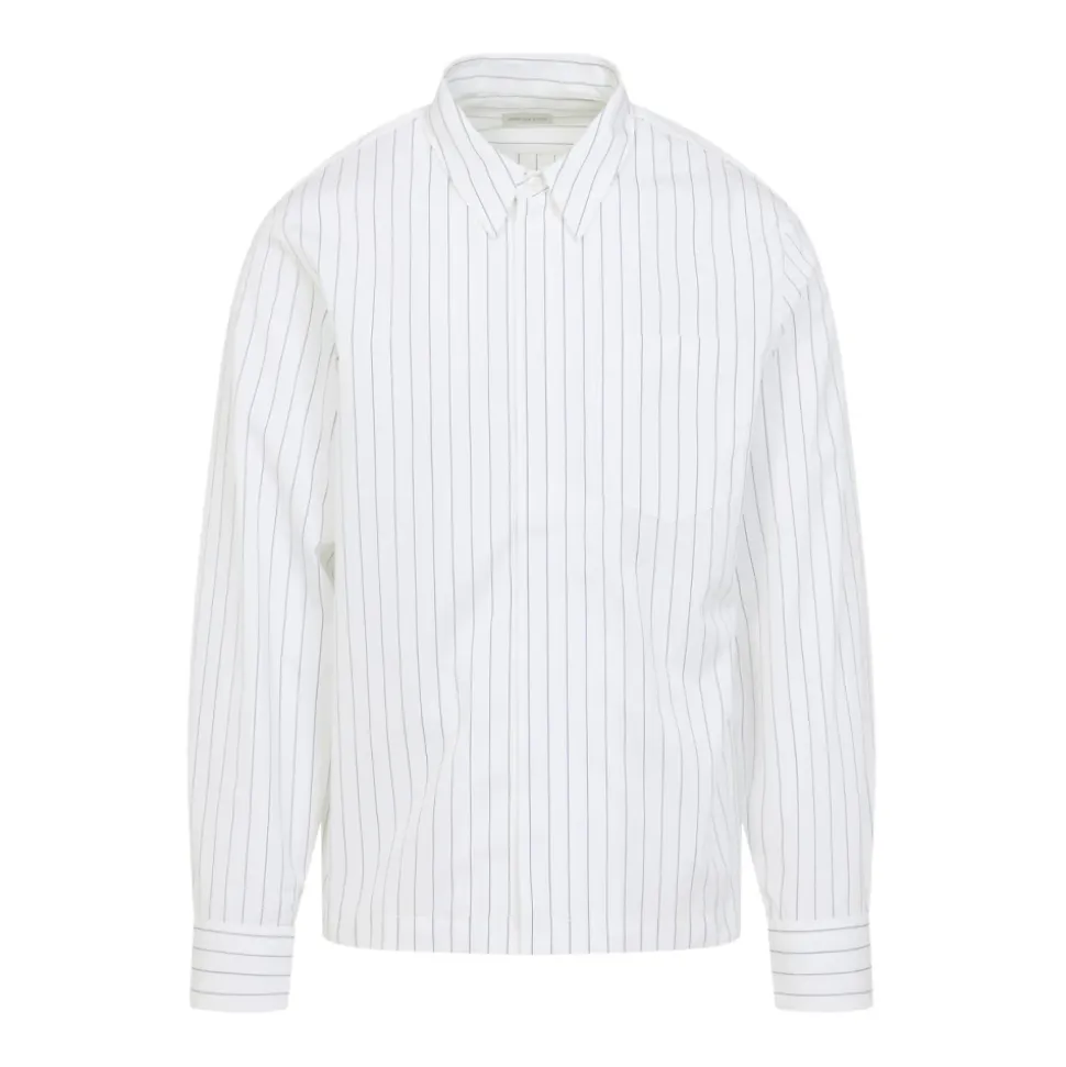 Blaues Baumwollhemd AW25