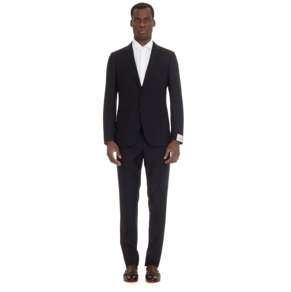 Blaues Miura Slim Fit Maßgeschneidertes Kleid