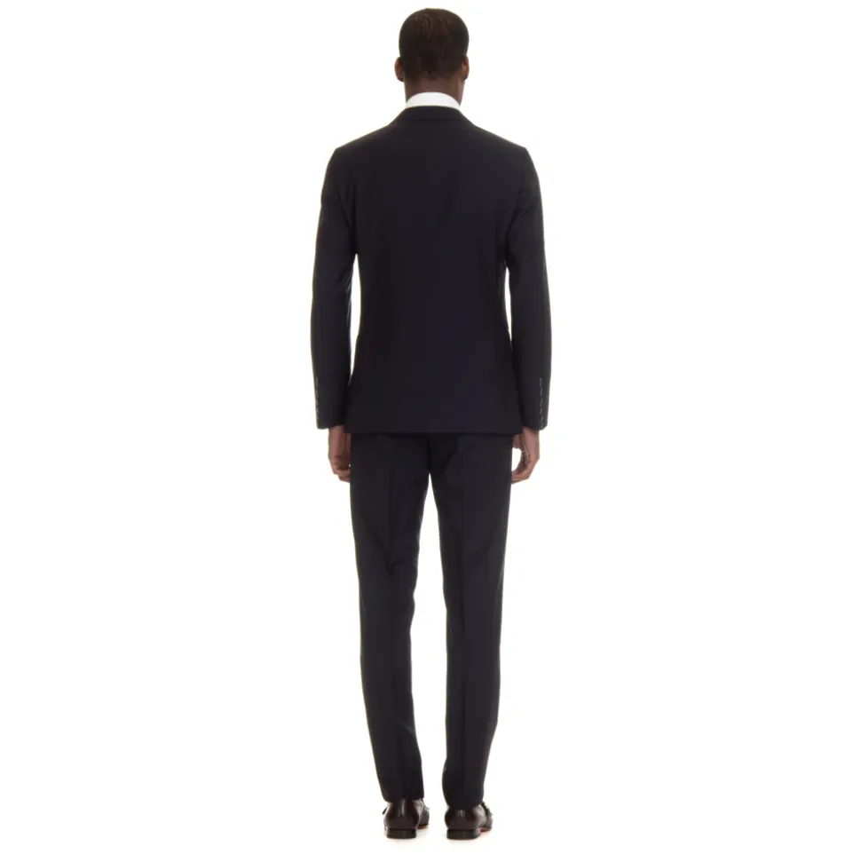 Blaues Miura Slim Fit Maßgeschneidertes Kleid