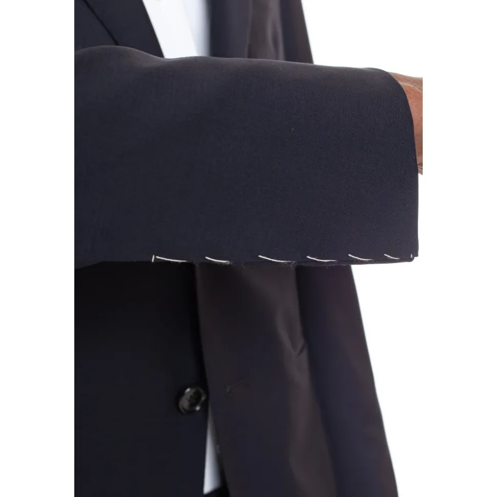 Blaues Miura Slim Fit Maßgeschneidertes Kleid