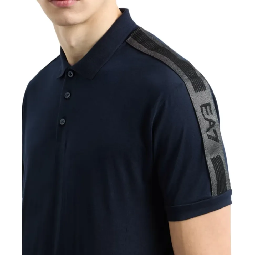 Blaues Polo-Shirt von Ea7