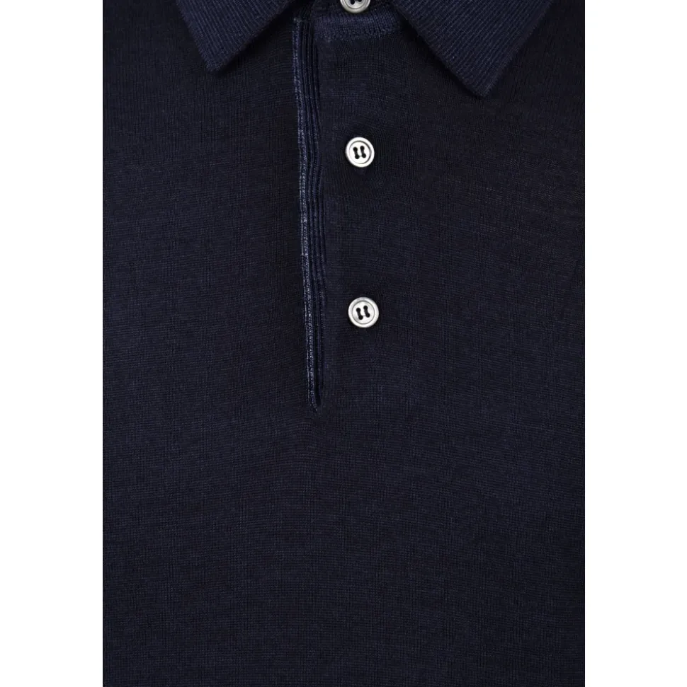 Blaues Polo-Shirt von Filippo De Laurentiis