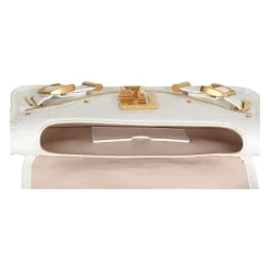 Blaze Clutch-Tasche aus geprägtem Krokodileffekt-Leder