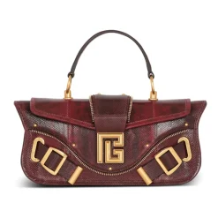 Blaze Karung Leder Clutch Tasche