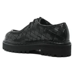 Blossom Derby-Schuhe aus gewebtem Leder