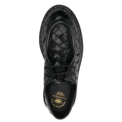 Blossom Derby-Schuhe aus gewebtem Leder
