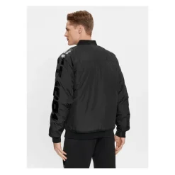 Blouson Bomberjacke mit Logo-Stickereien