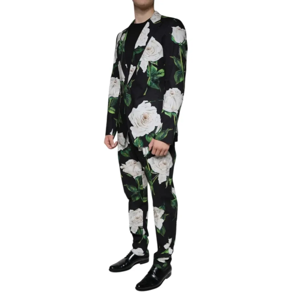 Blumendruck Slim Fit Anzug