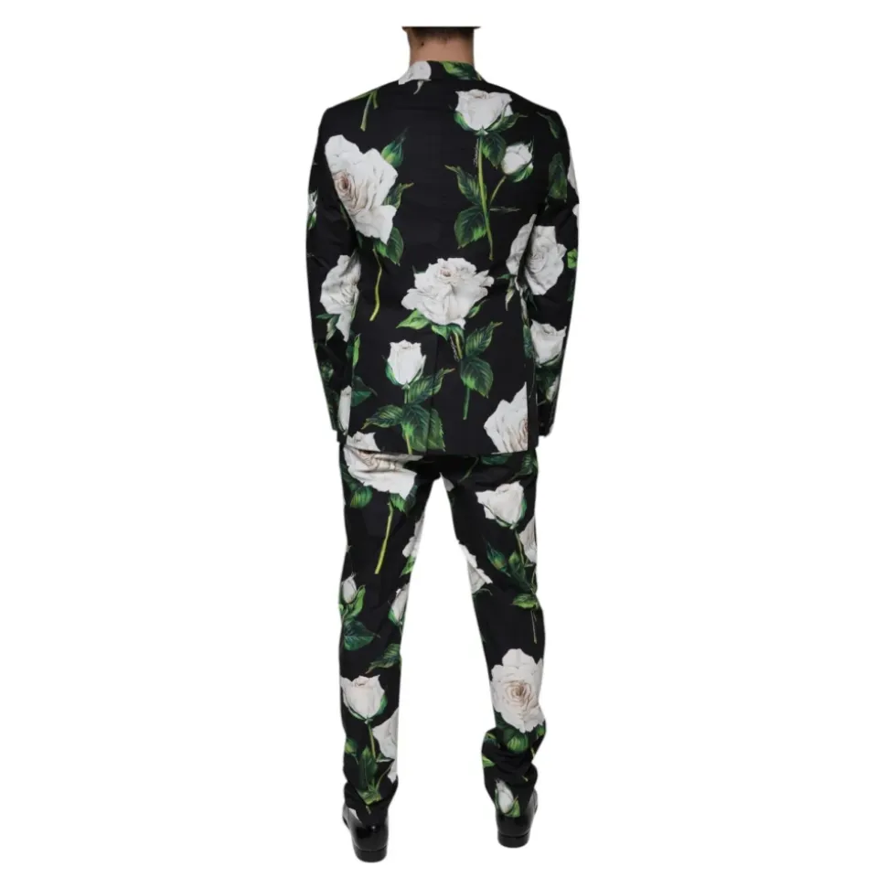 Blumendruck Slim Fit Anzug