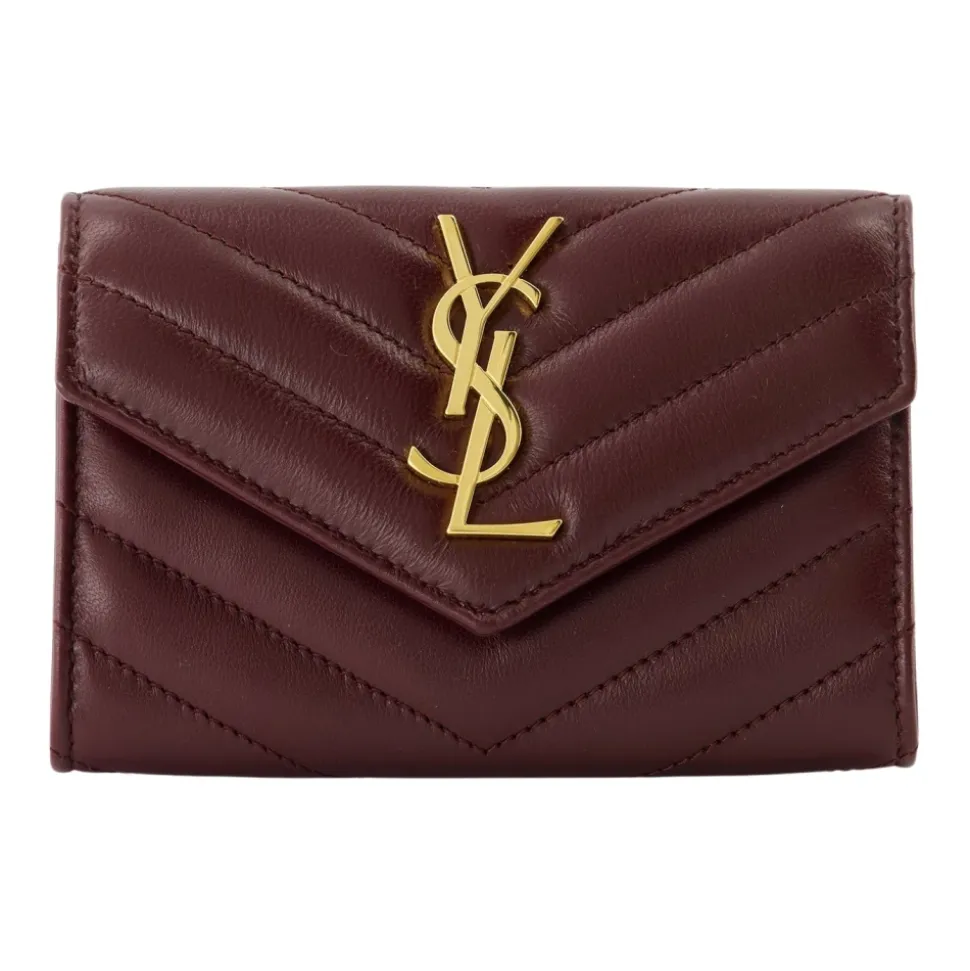 Bordeaux Leder Geldbörse Cassandre Modell