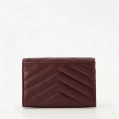 Bordeaux Leder Geldbörse Cassandre Modell