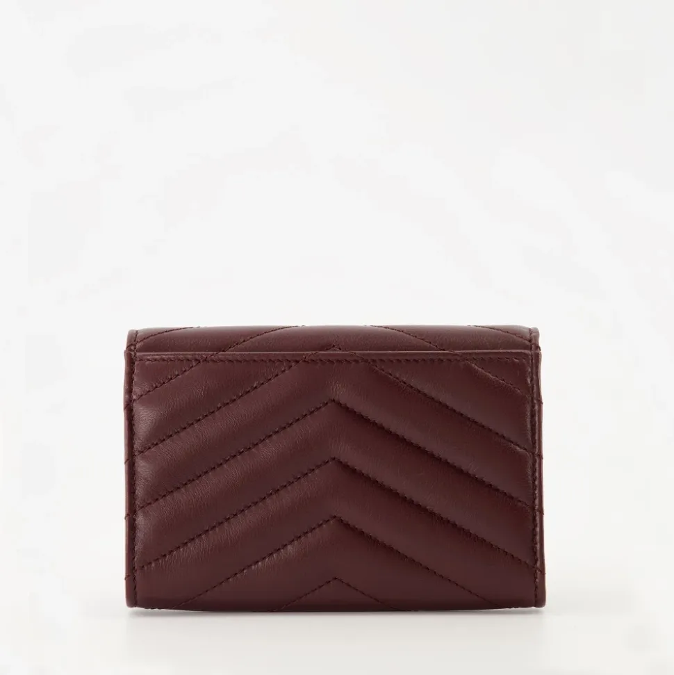 Bordeaux Leder Geldbörse Cassandre Modell