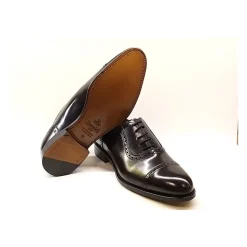 Bordeaux Leder Oxford Schuh