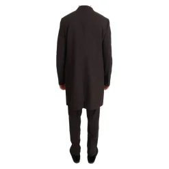 Bordeaux Woll Stretch 3-teiliger Anzug