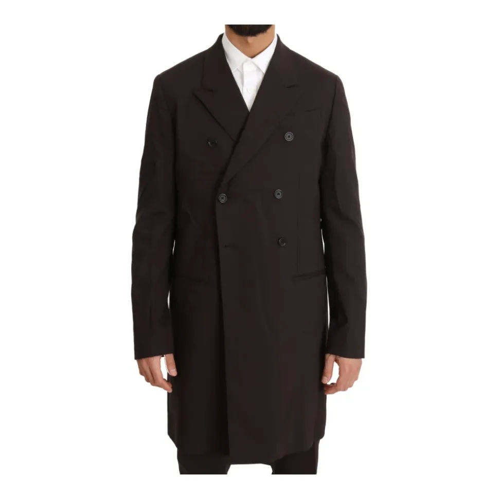 Bordeaux Woll Stretch 3-teiliger Anzug