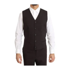 Bordeaux Woll Stretch 3-teiliger Anzug