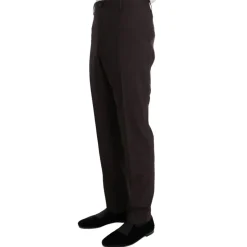Bordeaux Woll Stretch 3-teiliger Anzug