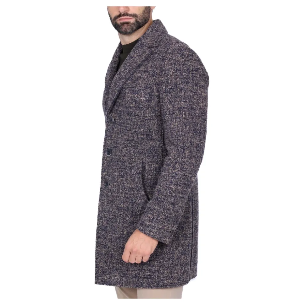 Bouclé Wollmantel